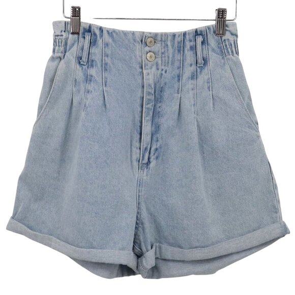 Love Tree Denim Shorts Womens M Blue Preppy Basic Trendy Retro Streetwear Sporty - Picture 1 of 16